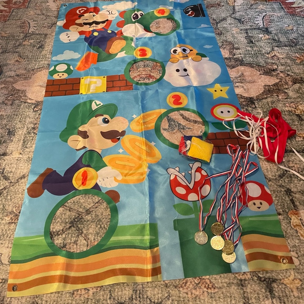 Mario Themed Toss Game Mat